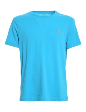 T-shirt con ricamo logo sul petto