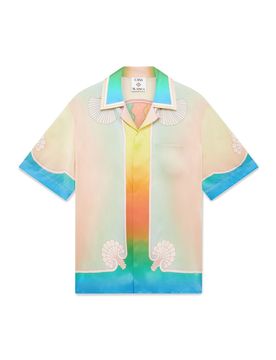 Cuban Collar Short Sleeve Shirt