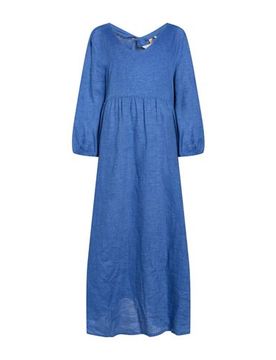 Vestido largo Mujer Azul marino L,S Mujer