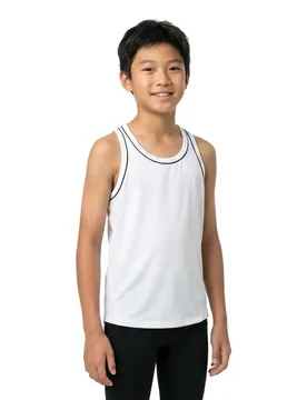 Team Sleeveless T-shirt Bright White M - Wilson - FashionsVida