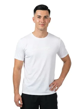 Logo 3d Short Sleeve T-shirt White XL Men - Zhik - FashionsVida