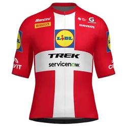 Maglia A Maniche Corte Lidl Trek Denmark National Champion Multicolor