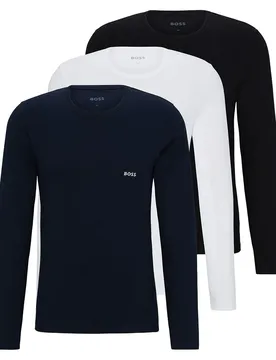 T-shirt à Manches Longues Classic 10243514 3 Unités Open Miscellaneous M