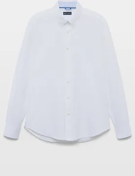 Camisa de hombre Oxford con botón en cuello - North Sails - FashionsVida