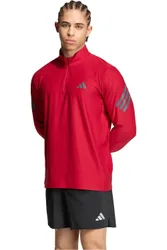Adi365/// zip m camiseta técnica manga larga hombre Rojo (M)