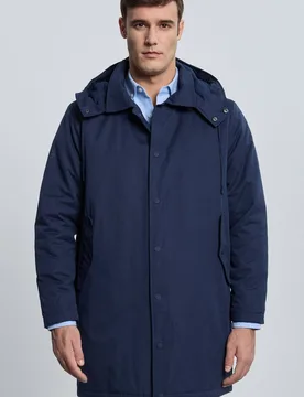 Parka de hombre con capucha - Valecuatro - FashionsVida
