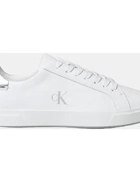 Zapatilla baja casual metalizada de piel - Calvin Klein - FashionsVida