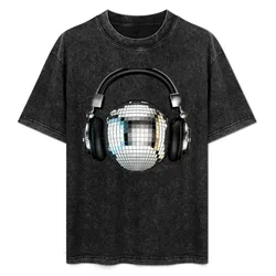 Headphone disco ball T-Shirt Moisture Wicking Quick Dry Tee