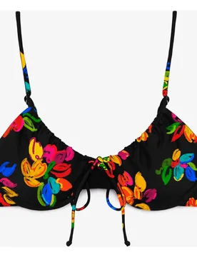 Top de bikini de diseño balconette rinna - Kalk - FashionsVida