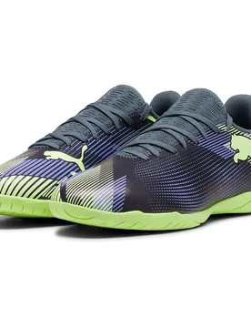Chaussures De Futsal Future 7 Play It Gray Skies / Elektro Purple / Fizzy Apple / White EU 44 1/2 - Puma - FashionsVida