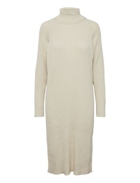 YAS Vestido de punto 'Mavi' crema