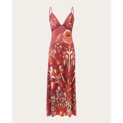 Vestido midi estampado
