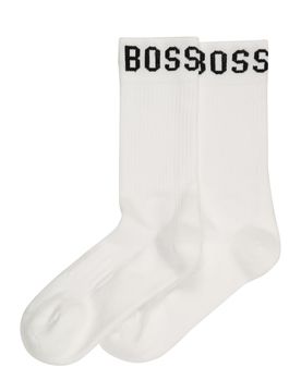 BOSS Calcetines negro / blanco