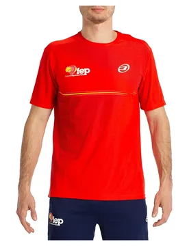 Fang Short Sleeve T-shirt Red XL - Bullpadel - FashionsVida