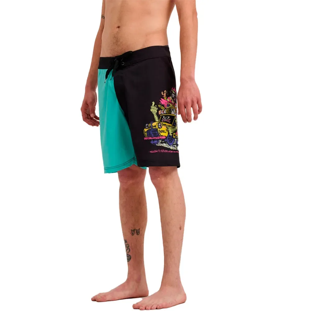 Short De Bain Johnson Beast Wagon Black / Pool Blue 32 - Santa Cruz - FashionsVida