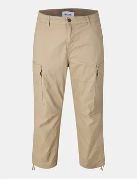 Mens And Solid Patterned Straight Combat Pants In Brown - Size 33w/34l - ONLY & SONS - FashionsVida