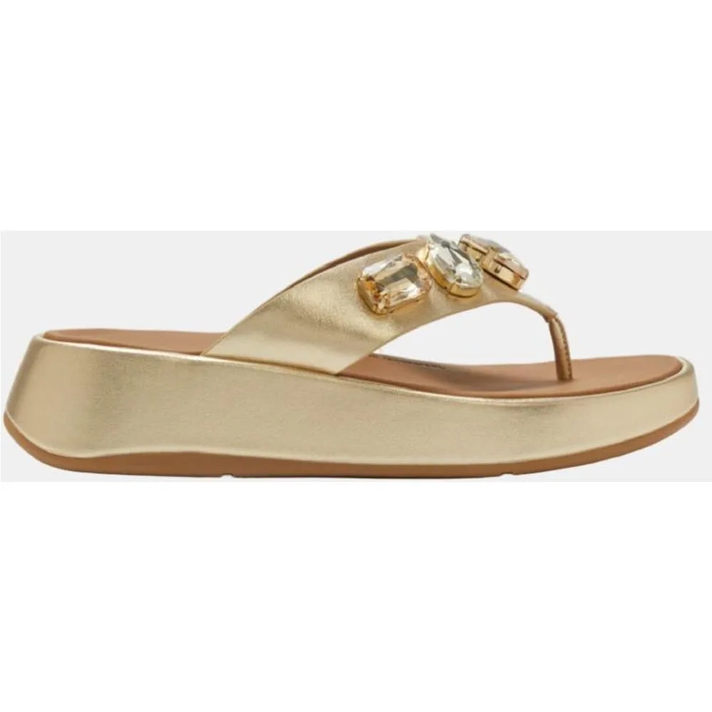 Sandalia de mujer plana con tira entrededos - FitFlop - FashionsVida