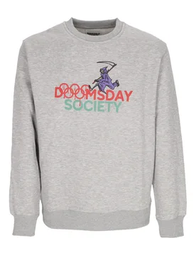 Felpa Girocollo Uomo Evil23 Crewneck Sport Grey - Doomsday - FashionsVida