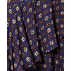 Falda midi estampada acampanada