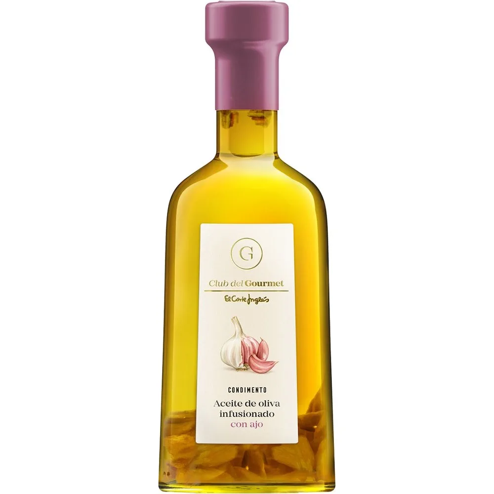 Condimento de aceite de oliva infusionado con ajo - Club del Gourmet - FashionsVida