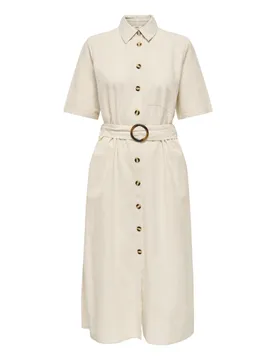 Damen Kleid Beige 517458