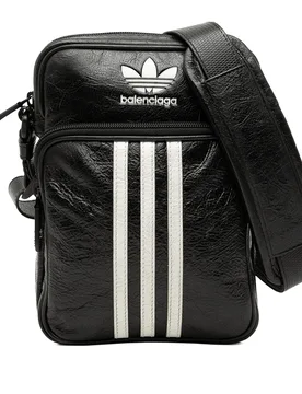 Adidas Small Lambskin Messenger Bag - Balenciaga - FashionsVida