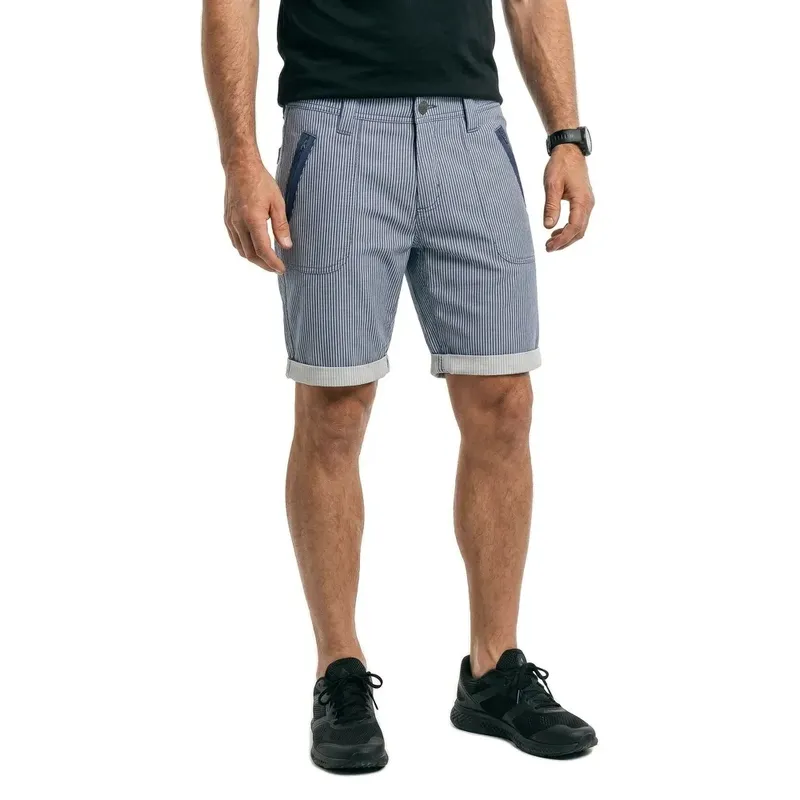 Pantaloni Corti Chino Merle Indigo / White L