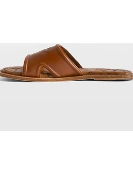 Zadig & Voltaire - Mules de mujer de piel con puntera abierta beige - Zadig & Voltaire - FashionsVida