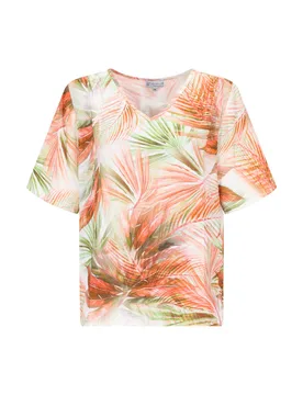 Farndruck D Shirtbluse 1/2 V female - 52 - FashionsVida