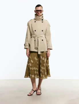 Falda midi damero - Woman Limited El Corte Inglés - FashionsVida
