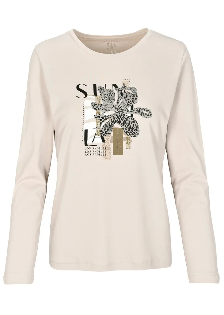 Rdh.-Shirt,1/1 Arm,Frontdruck female - 48 - FashionsVida