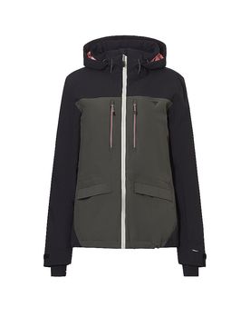 Chaqueta de snowboard para mujer VIOLET-R oliva L