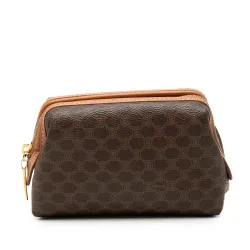 Macadam Coated Canvas Pouch