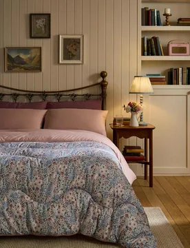 Floral 10.5 Tog Coverless Duvet Set Pink Mix - Nightlark - FashionsVida