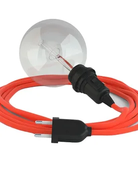Cables Lampe Suspendue Pour Abat-jour Rf15 5 M Neon Orange / Black One Size - Creative - FashionsVida
