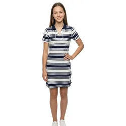 Robe Midi à Manches Courtes Melina Pearl / Sr Navy M