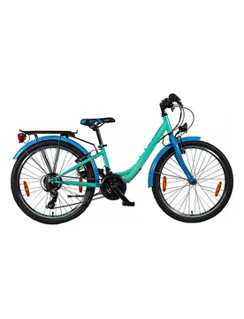 Bicicletta da ragazzo/ragazza Feather 24 verde chiaro - STUF - FashionsVida
