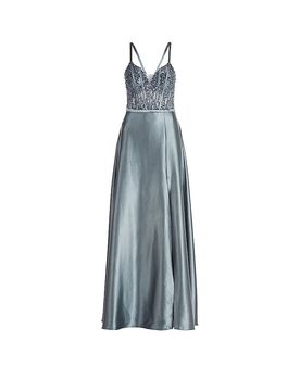 Abendkleid grau 38 damen