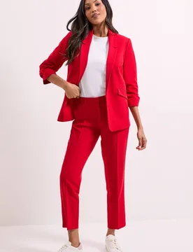 Women's Ankle Grazer Trouser in Red Size: 14 - Red - Size: 14 - Dorothy perkins - FashionsVida