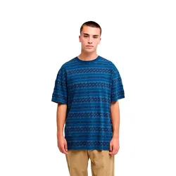 Maglietta A Maniche Corte Birdwood Jacquard Dark Denim Heritage Stripe Jac 2XL