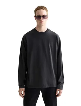 Maglietta A Maniche Lunghe 3 Crosses Meteorite XL - Scotch & Soda - FashionsVida