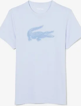 Camiseta de hombre sport con estampado de cocodrilo en 3d de manga corta - Lacoste - FashionsVida