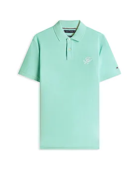 Polo TH SCRIPT turchese L - Tommy hilfiger - FashionsVida