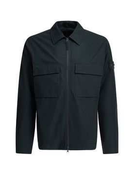 Logo-Patch Zip-Up Jacket