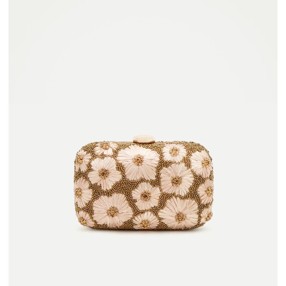 Bolso clutch de rafia con flores - Woman Fiesta El Corte Inglés - FashionsVida