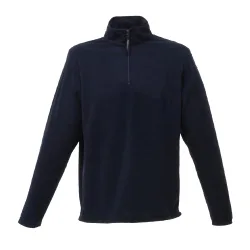 Mens Micro Zip Neck Fleece Top (170 Gsm) (Dark Navy) - Size Medium