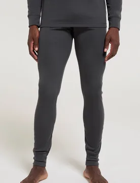 Talus' Mens Thermal Base Layer Trousers High Wicking Winter Pants Charcoal - Size 2xl - Mountain Warehouse - FashionsVida