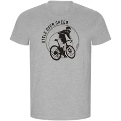 Maglietta A Maniche Corte Style Over Speed Eco Heather Grey