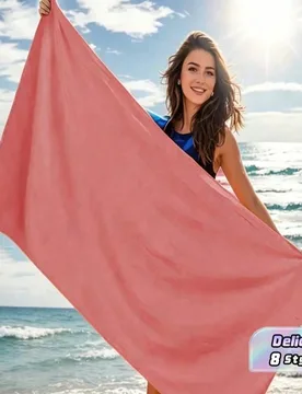 Toalla deportiva altamente absorbente, hecha de microfibra súper suave y de secado rápido, fácil de transportar. Adecuada para diversos deportes co - Shein - FashionsVida