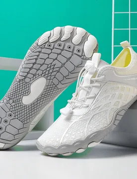 Par de nuevos zapatos acuáticos de verano para mujeres, de secado rápido, ligeros y antideslizantes, apropiados para la playa, vacaciones, viajes, n - Shein - FashionsVida